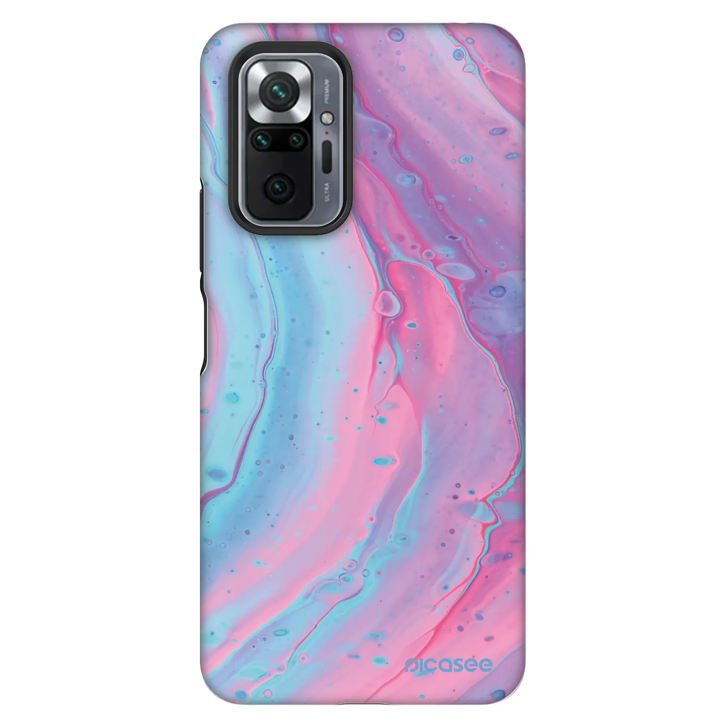Picasee Fashion Case pre Xiaomi Redmi Note 10 Pro - Pink liquid
