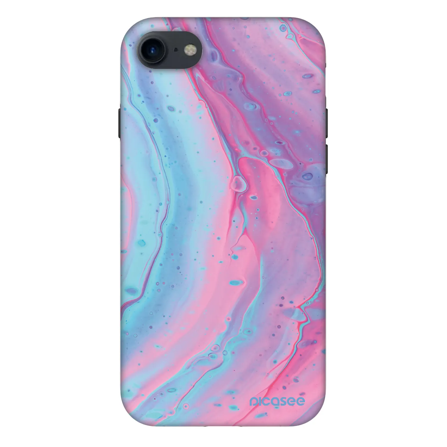 Picasee Fashion Case pre Apple iPhone SE 2020 - Pink liquid