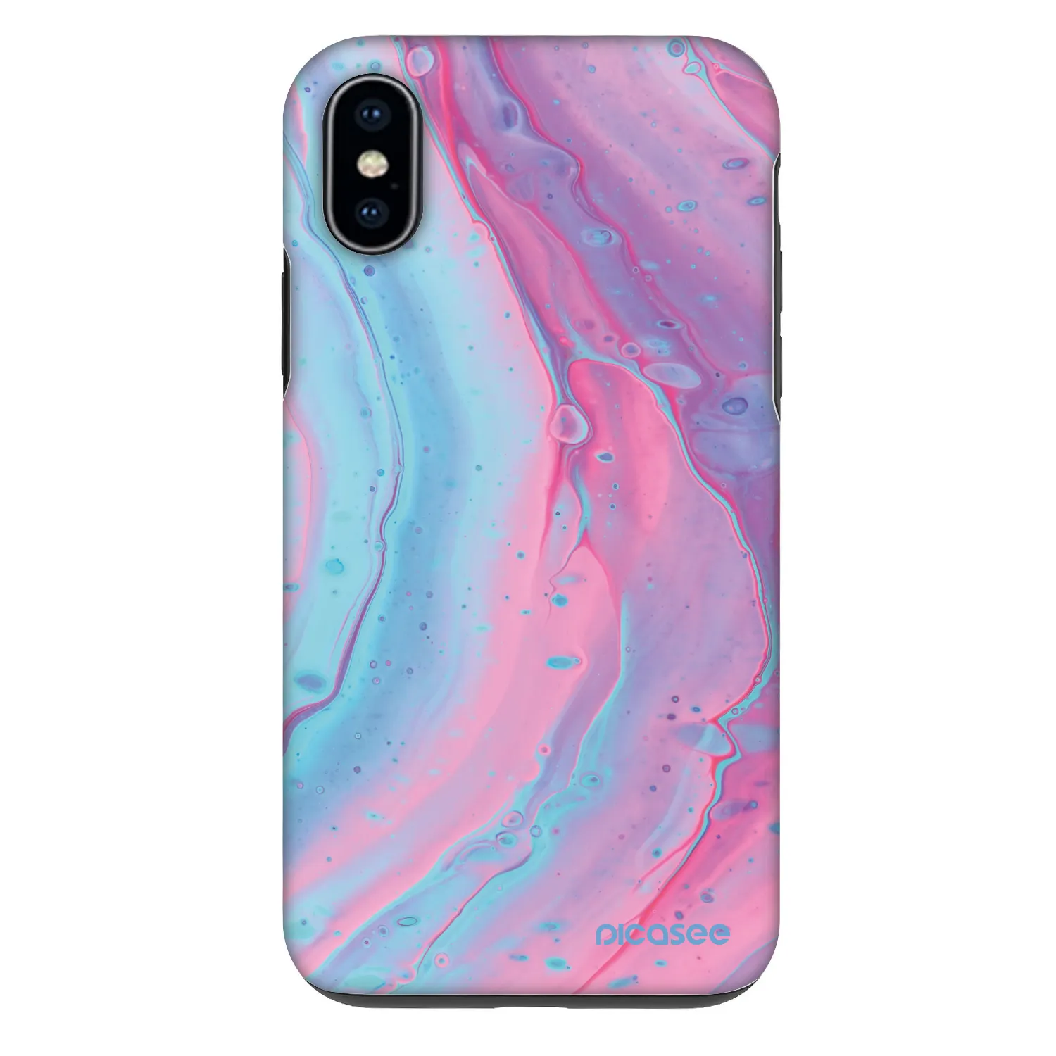 Fashion Case pre Apple iPhone X/XS - Pink liquid