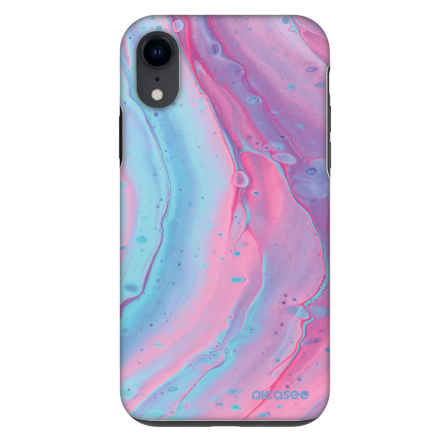 Picasee Fashion Case pre Apple iPhone XR - Pink liquid