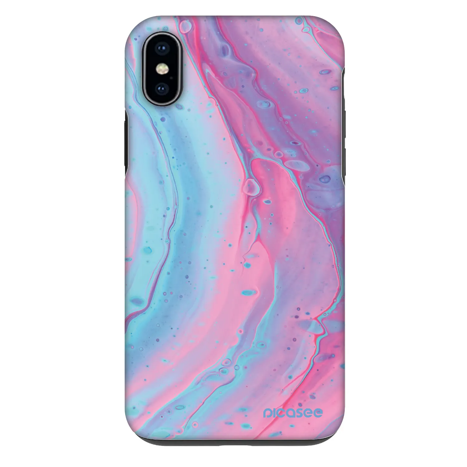 Picasee Fashion Case pre Apple iPhone XS Max - Pink liquid