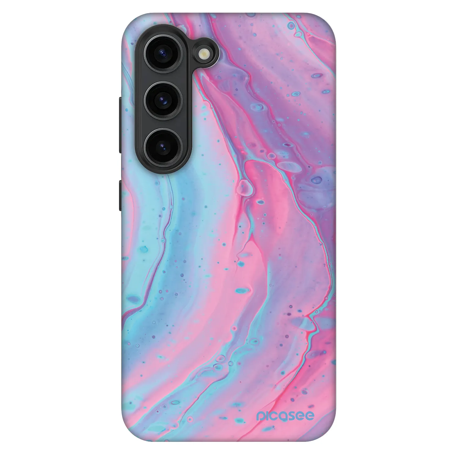 Picasee Fashion Case pre Samsung Galaxy S23+ 5G - Pink liquid