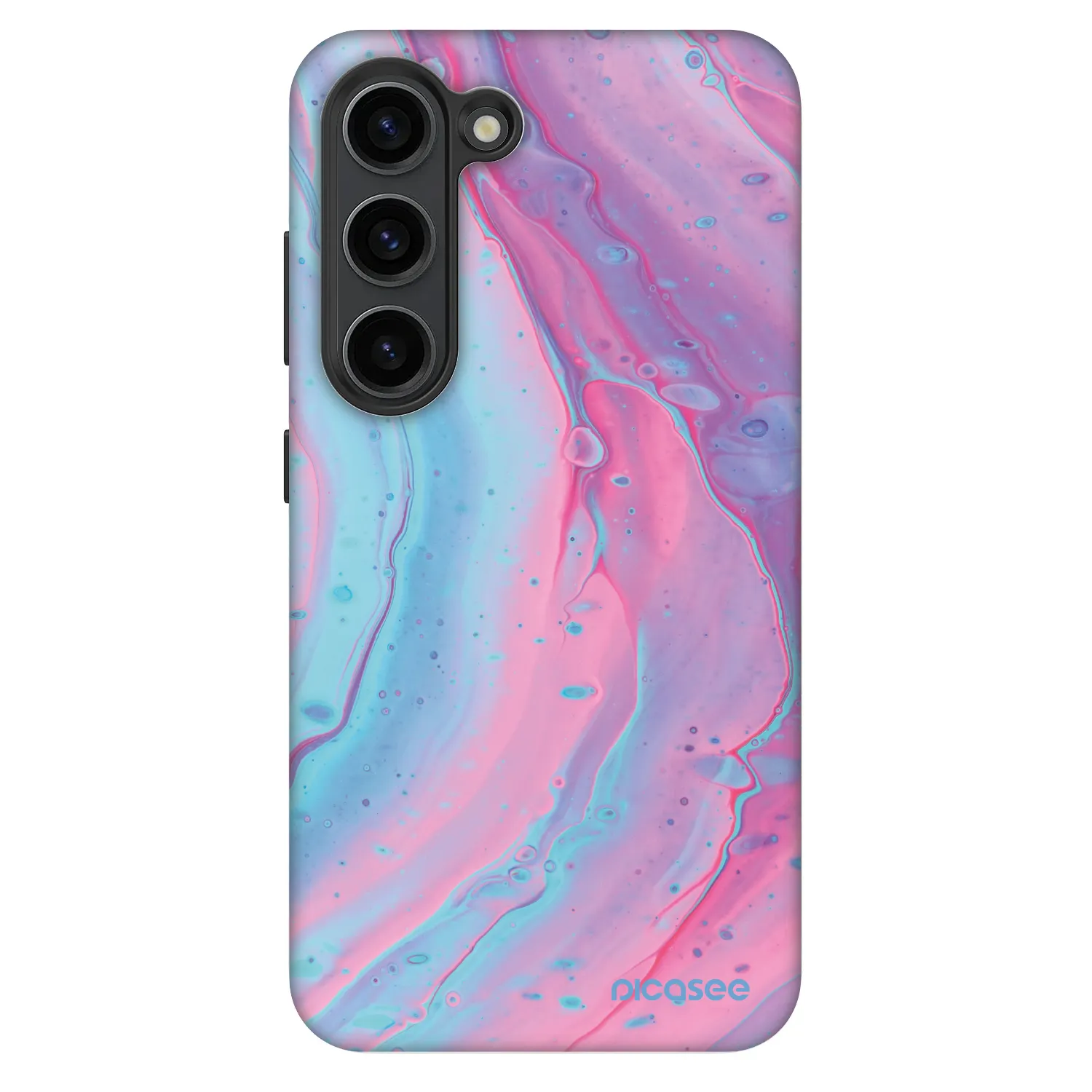 Picasee Fashion Case pre Samsung Galaxy S23 5G - Pink liquid