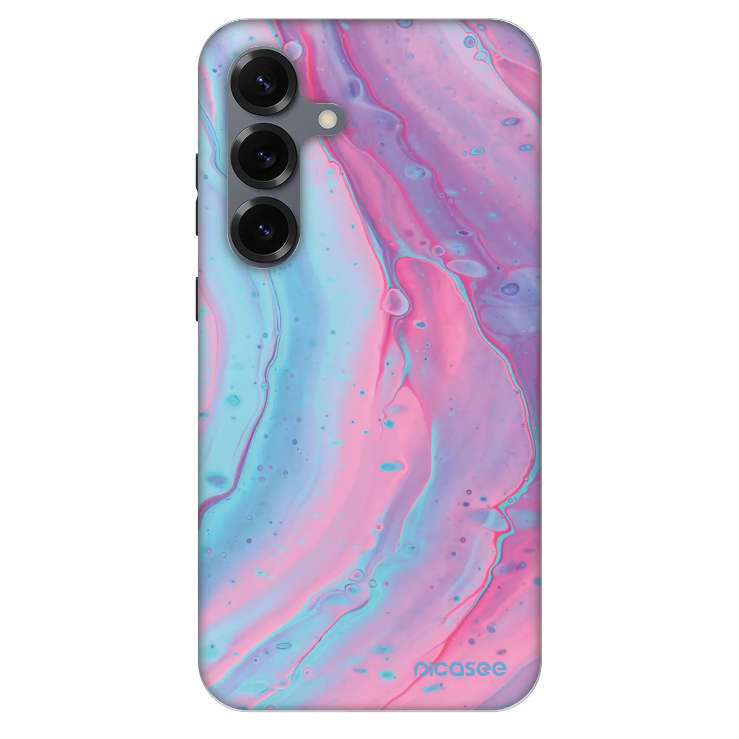 Picasee Fashion Case PowerShare pro Samsung Galaxy S25 5G - Pink liquid