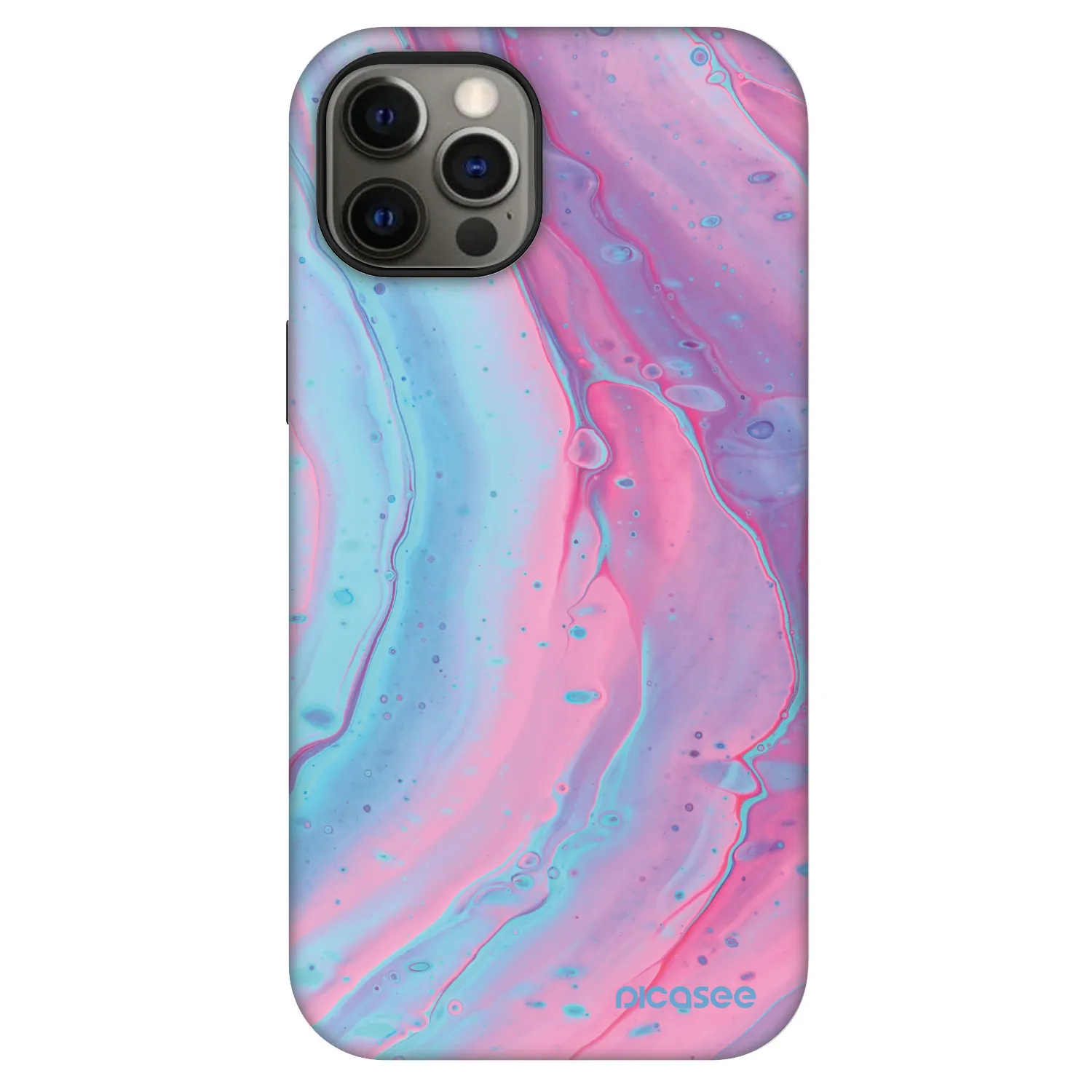 Picasee Fashion Case MagSafe pre Apple iPhone 12 - Pink liquid