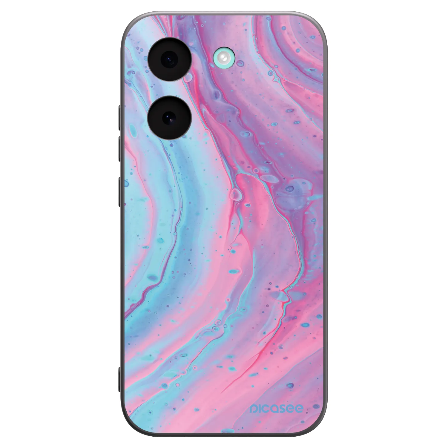 Picasee silikónový čierny obal pre Xiaomi Poco X8 Pro - Pink liquid