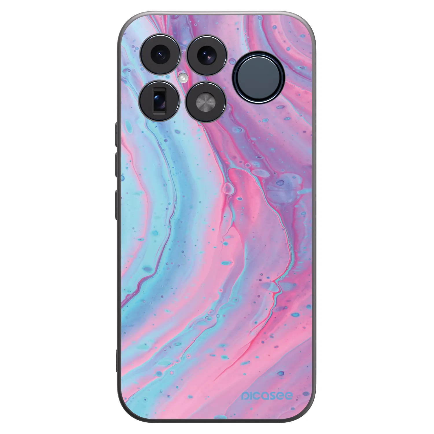 Picasee silikónový čierny obal pre Xiaomi Poco F8 Ultra - Pink liquid