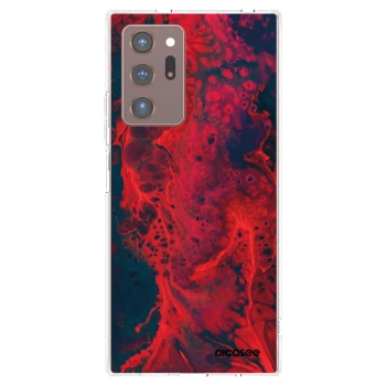 Picasee silikónový prehľadný obal pre Samsung Galaxy Note 20 Ultra - Organic red