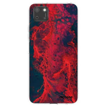 Picasee silikónový prehľadný obal pre Huawei Y5P - Organic red
