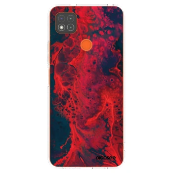 Picasee silikónový prehľadný obal pre Xiaomi Redmi 9C - Organic red