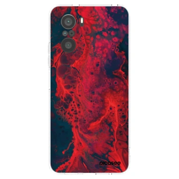 Picasee silikónový prehľadný obal pre Xiaomi Poco F3 - Organic red