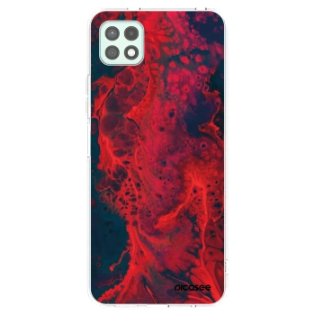 Picasee silikónový prehľadný obal pre Samsung Galaxy A22 A226B 5G - Organic red
