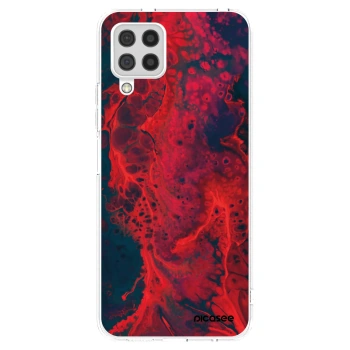 Picasee silikónový prehľadný obal pre Samsung Galaxy A22 A225F 4G - Organic red