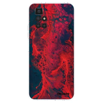 Picasee silikónový prehľadný obal pre Xiaomi Redmi 10 - Organic red