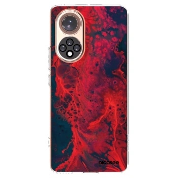 Picasee silikónový prehľadný obal pre Honor 50 5G - Organic red