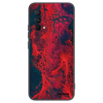 Picasee silikónový čierny obal pre Realme GT Master Edition 5G - Organic red