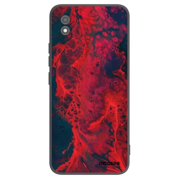 Picasee silikónový čierny obal pre Realme C11 (2021) - Organic red
