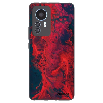 Picasee silikónový čierny obal pre Xiaomi 12T Pro - Organic red
