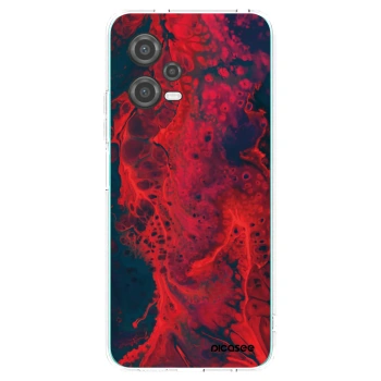 Picasee silikónový prehľadný obal pre Xiaomi Poco X5 - Organic red