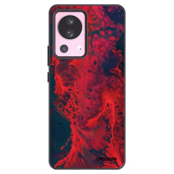 Picasee silikónový čierny obal pre Xiaomi 13 Lite - Organic red