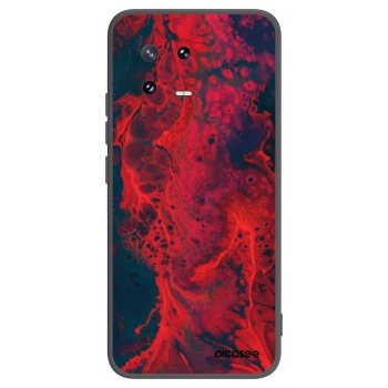 Picasee silikónový čierny obal pre Xiaomi 13 Pro - Organic red