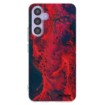 Picasee silikónový prehľadný obal pre Samsung Galaxy A54 5G A546B - Organic red