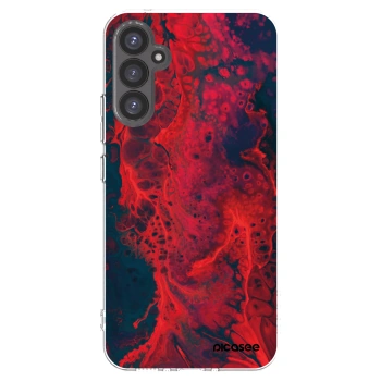 Picasee silikónový prehľadný obal pre Samsung Galaxy A34 5G A346B - Organic red