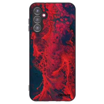 Picasee silikónový čierny obal pre Samsung Galaxy A14 4G A145R - Organic red