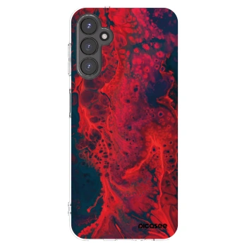 Picasee silikónový prehľadný obal pre Samsung Galaxy A14 5G A146P - Organic red