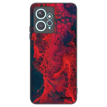 Picasee silikónový čierny obal pre Xiaomi Redmi Note 12 4G - Organic red