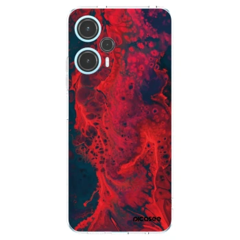 Picasee silikónový prehľadný obal pre Xiaomi Poco F5 - Organic red