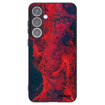 Picasee silikónový čierny obal pre Samsung Galaxy S24+ S926B 5G - Organic red