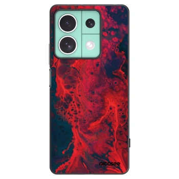 Picasee silikónový čierny obal pre Xiaomi Redmi Note 13 5G - Organic red