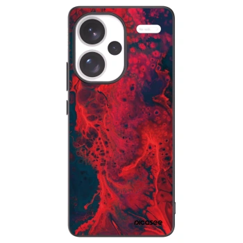 Picasee silikónový čierny obal pre Xiaomi Redmi Note 13 Pro+ 5G - Organic red