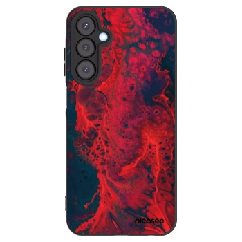 Picasee silikónový čierny obal pre Samsung Galaxy A25 A256B 5G - Organic red