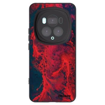 Picasee silikónový čierny obal pre Honor Magic6 Pro - Organic red