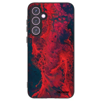 Picasee silikónový čierny obal pre Samsung Galaxy A35 5G A356B - Organic red