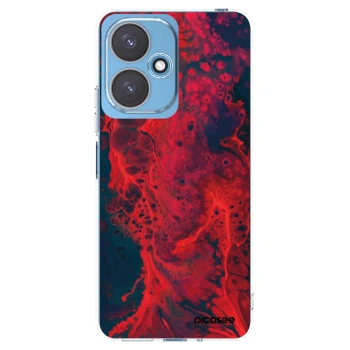 Picasee silikónový prehľadný obal pre Xiaomi Redmi 13C 5G - Organic red