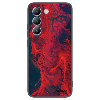 Picasee silikónový čierny obal pre Vivo V40 SE 5G - Organic red