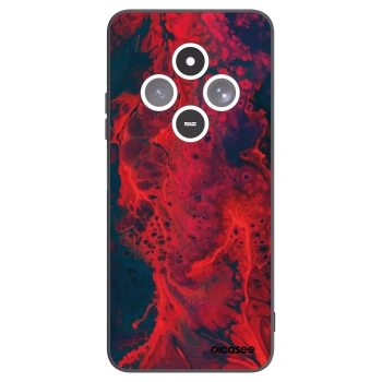 Picasee silikónový čierny obal pre Xiaomi Redmi 14C - Organic red