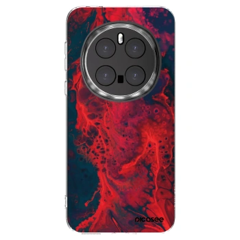 Picasee silikónový prehľadný obal pre Honor Magic7 Pro 5G - Organic red