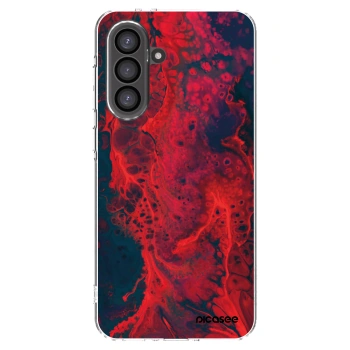 Picasee silikónový prehľadný obal pre Samsung Galaxy A36 5G - Organic red