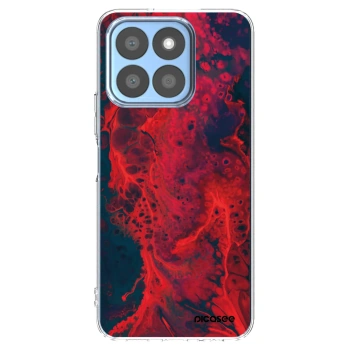 Picasee silikónový prehľadný obal pre Honor X8c - Organic red