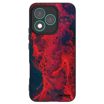 Picasee silikónový čierny obal pre Honor 400 Lite 5G - Organic red