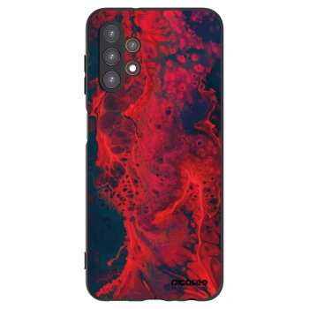 Picasee silikónový čierny obal pre Samsung Galaxy A13 5G - Organic red