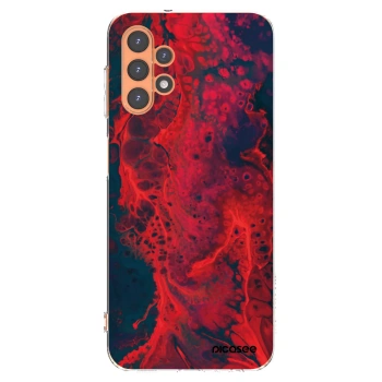 Picasee silikónový prehľadný obal pre Samsung Galaxy A13 5G - Organic red