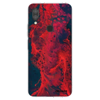 Picasee silikónový prehľadný obal pre Xiaomi Redmi 7 - Organic red