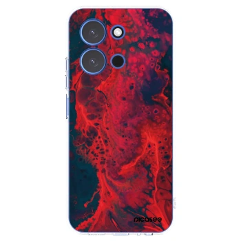 Picasee silikónový prehľadný obal pre Xiaomi Redmi 15C 4G - Organic red
