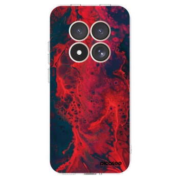 Picasee silikónový prehľadný obal pre Xiaomi Redmi Note 15 Pro 4G - Organic red