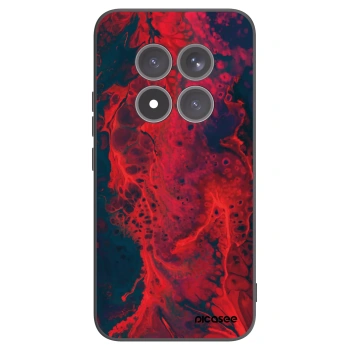 Picasee silikónový čierny obal pre Xiaomi Redmi Note 15 Pro+ - Organic red